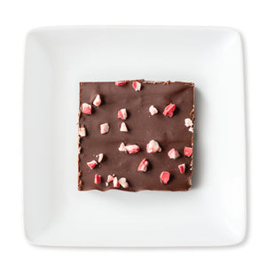 Peppermint Blast Brownie with Creamy Filling