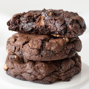 Chocolate Lovers Cookie stack