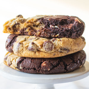 Chocolate Swirl Cookie stacked