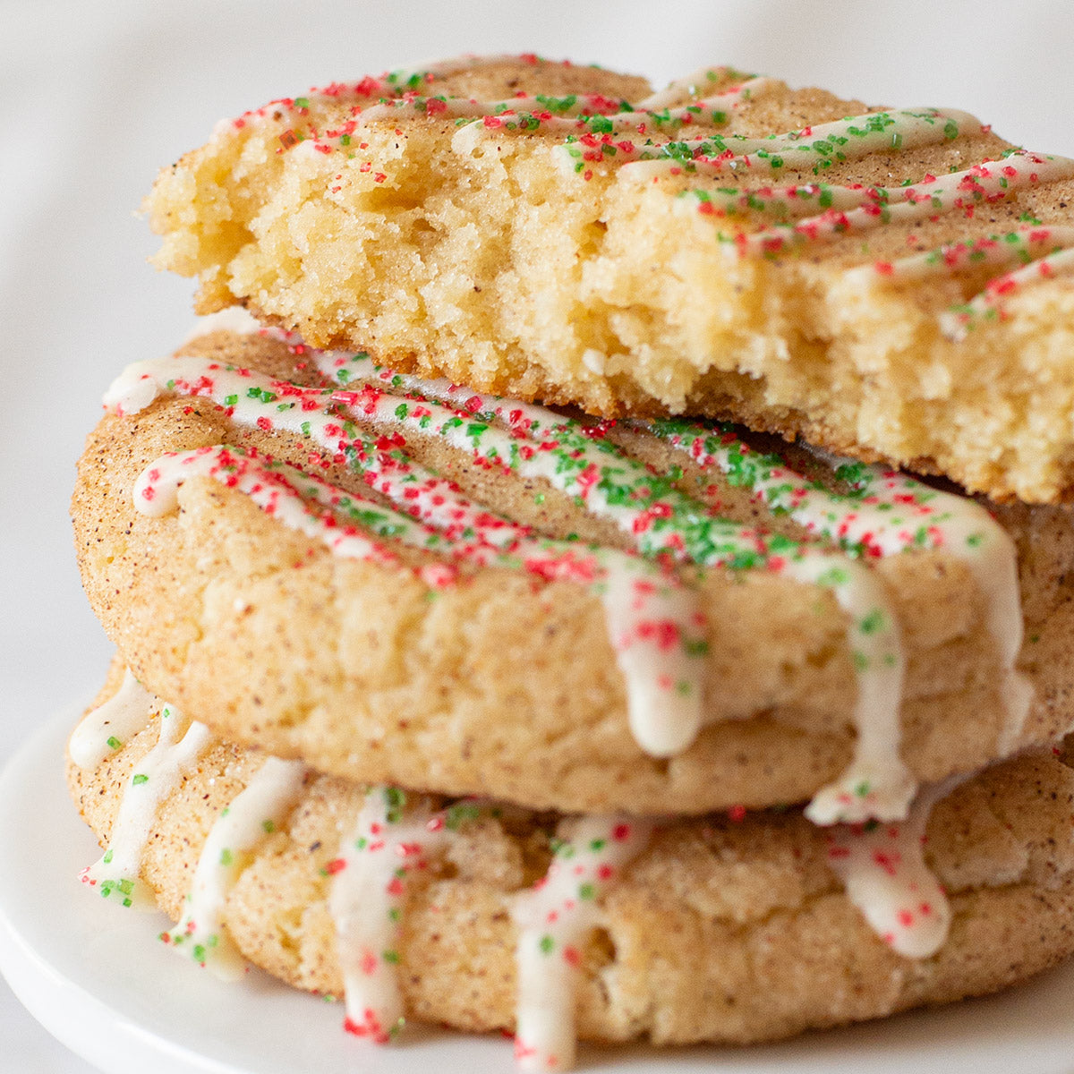 Eggnog Snickerdoodle Cookie