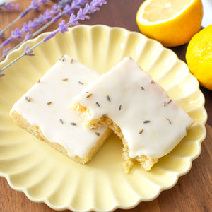 Lemon Lavender Cookie Bar