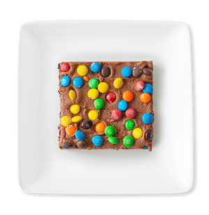 fudgy M&M brownies