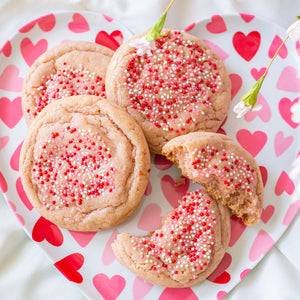 Strawberry Sprinkle Cookies